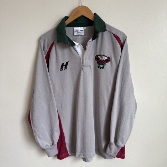 Halbro Rugby Shirt L Prep Rugby Éire 2014 Ireland Tours Jersey Long Sleeve #11 - Picture 1 of 12